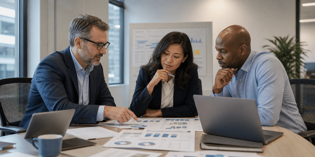 HR operations and finance leaders comparing workforce planning and staffing needs